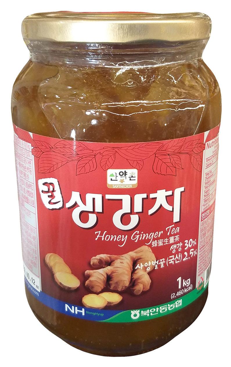 Sanyakchon - Honey Ginger Tea, 2.2 Pounds, (1 Jar) - Mighty Depot