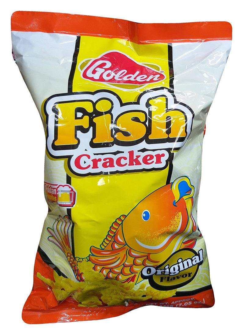 Golden - Fish Cracker (Original), 7.05 Ounces, (1 Bag) - Mighty Depot