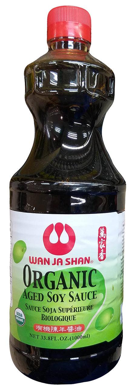Wan Ja Shan - Organic Aged Soy Sauce, 2.11 Pounds, (1 Bottle) - Mighty Depot