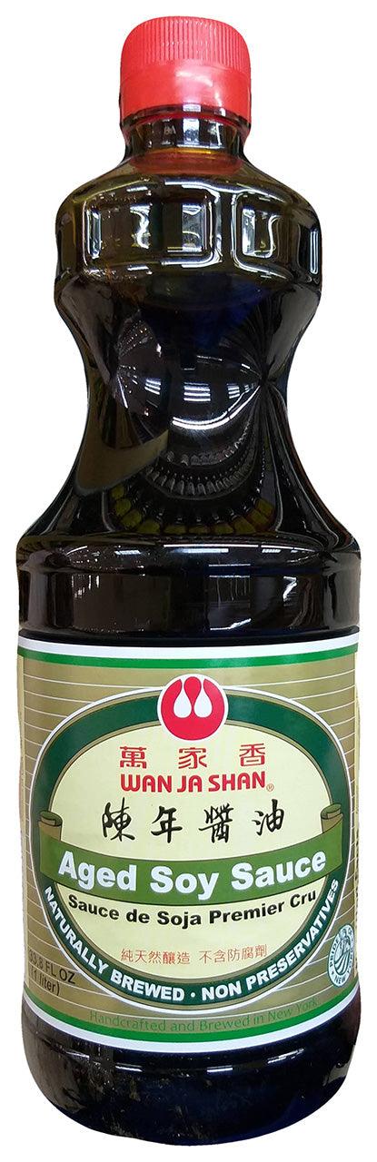 Wan Ja Shan - Aged Soy Sauce, 2.11 Pounds, (1 Bottle) - Mighty Depot