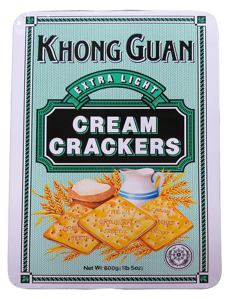 Khong Guan - Cream Crackers Extra Light, 1.5 Pounds, (1 Box) - Mighty Depot