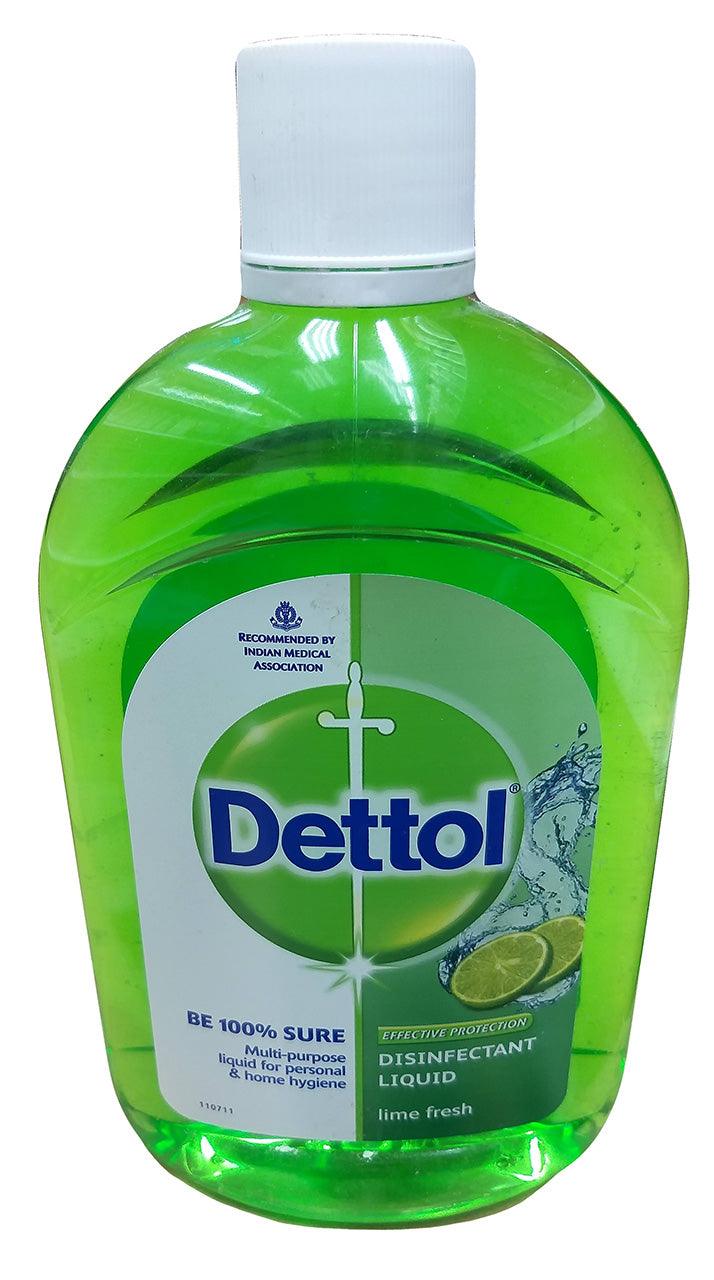 Dettol - Disinfectant Liquid (Lime Fresh), 1 Pound, (1 Bottle) - Mighty Depot