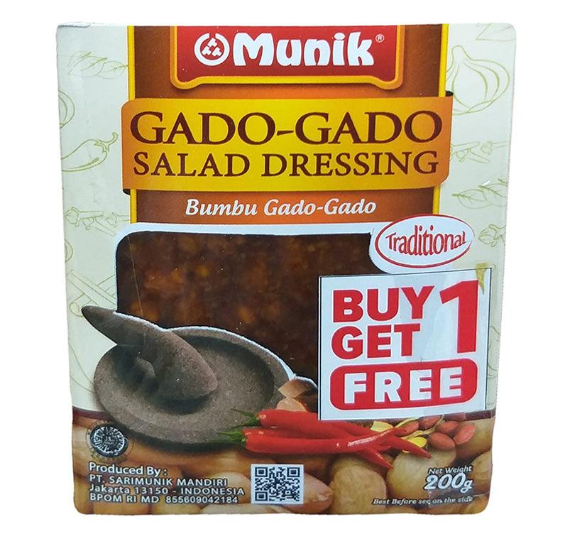 Munik - Gado Gado Salad Dressing/Pecel Vegetables Dressing, 7.05 Ounces, (1 Pack of 2) - Mighty Depot