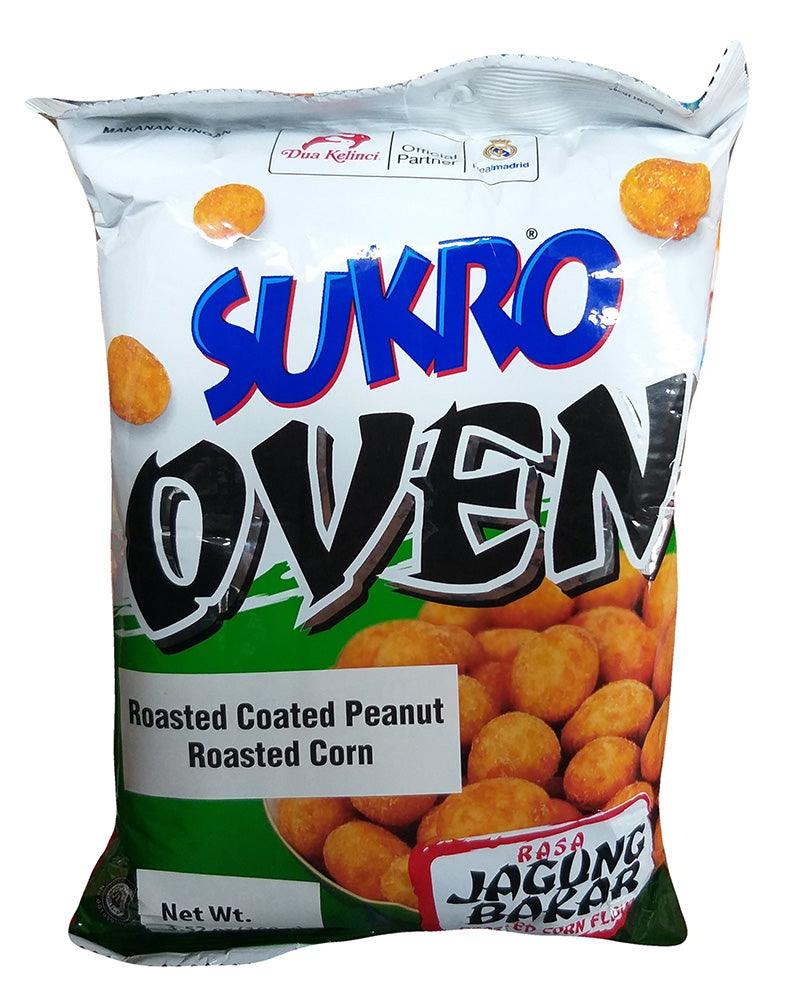 Sukro Oven - Roasted Coated Peanut (Roasted Corn), 3.52 Ounces, (1 Bag) - Mighty Depot