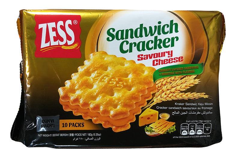 Zess - Sandwich Crackers (Savory Cheese), 6.35 Ounces, (1 Pack) - Mighty Depot