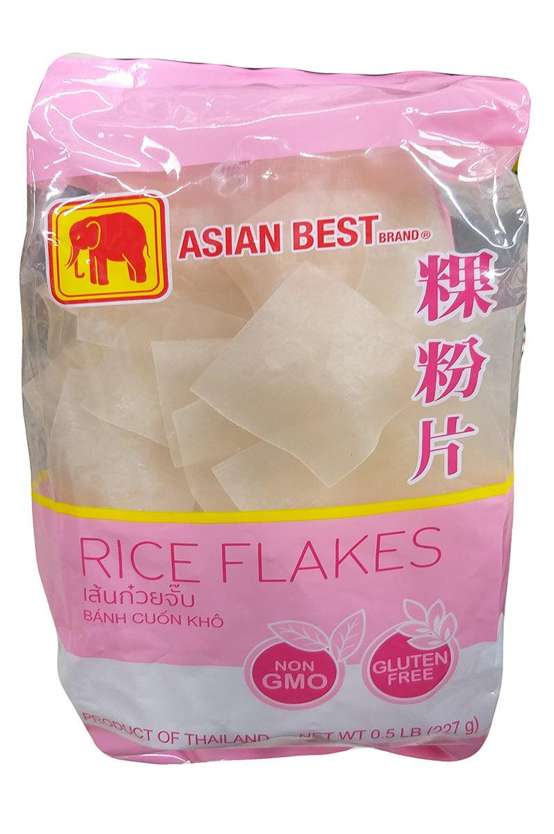 Asian Best - Rice Flakes, 8 Ounces, (1 Bag) - Mighty Depot