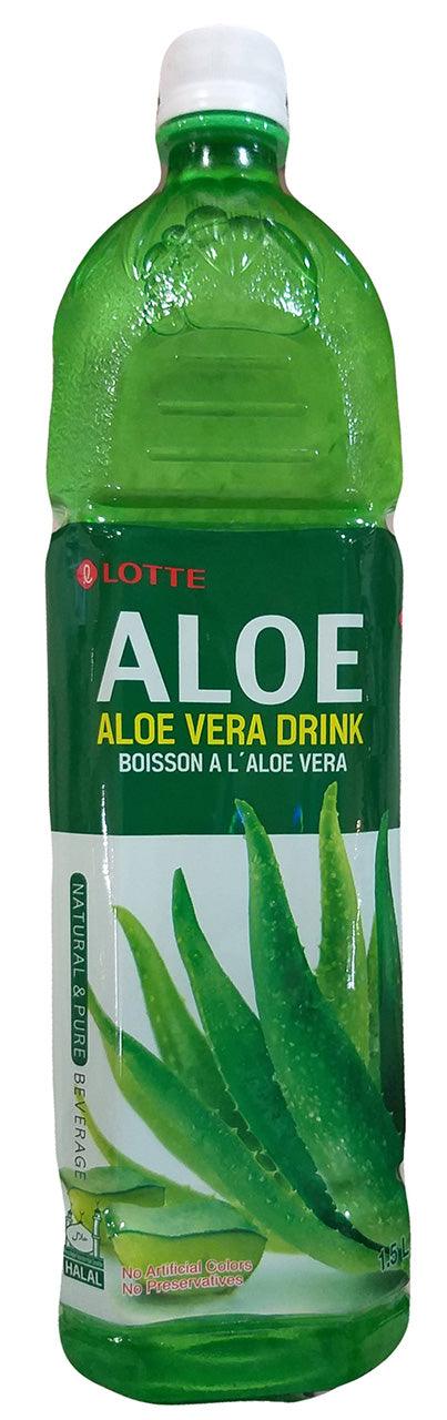 Lotte - Aloe Vera Drink, 3.16 Pounds, (1 Bottle) - Mighty Depot