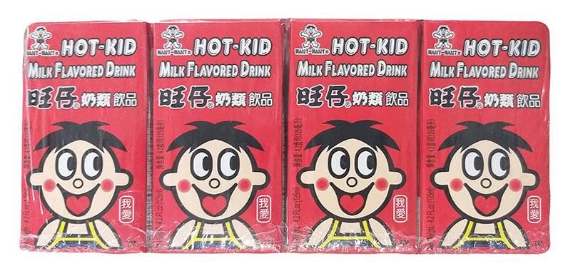 Want Want - Hot Kid Milk Flavored Drink, 1.05 Pounds (4.2 Ounces x 4 Pack), (1 Pack of 4) - Mighty Depot