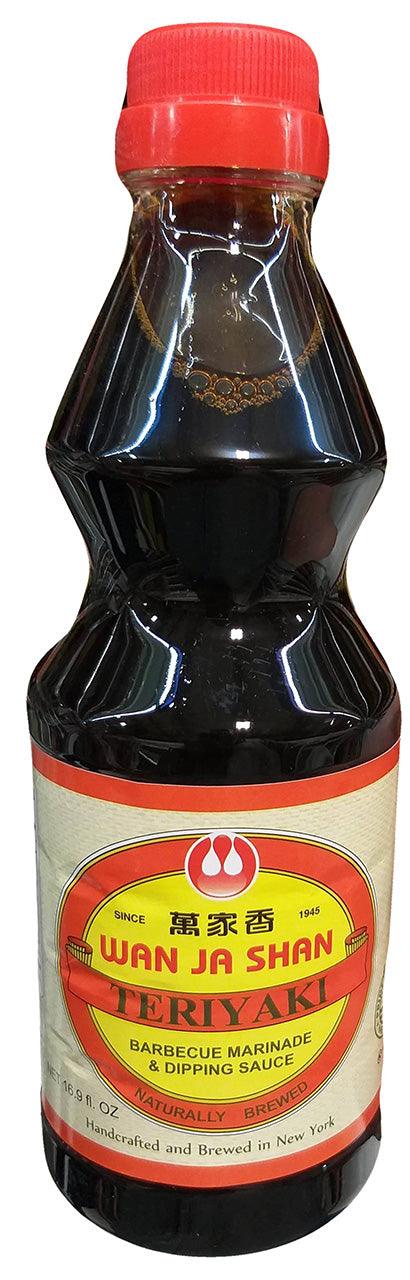 Wan Ja Shan - Barbecue Marinade and Dipping Sauce (Teriyaki), 1 Pound, (1 Bottle) - Mighty Depot