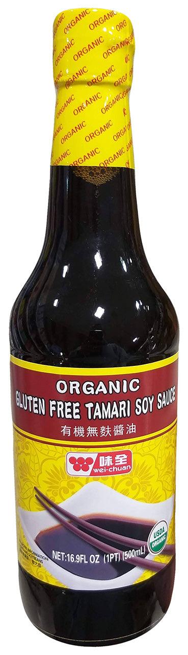 Weichuan - Gluten Free Tamari Soy Sauce, 1 Pound, (1 Bottle) - Mighty Depot