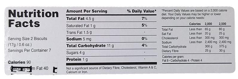 EBM Brands - Nan Khatai Classic Biscuits, 4.10 Ounces, (1 Box) - Mighty Depot