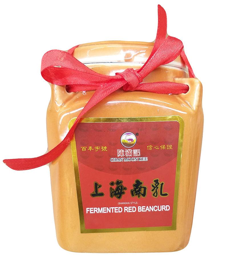 Chan Moon Kee - Fermented Red Bean Curd, 1.1 Pounds, (1 Jar) - Mighty Depot