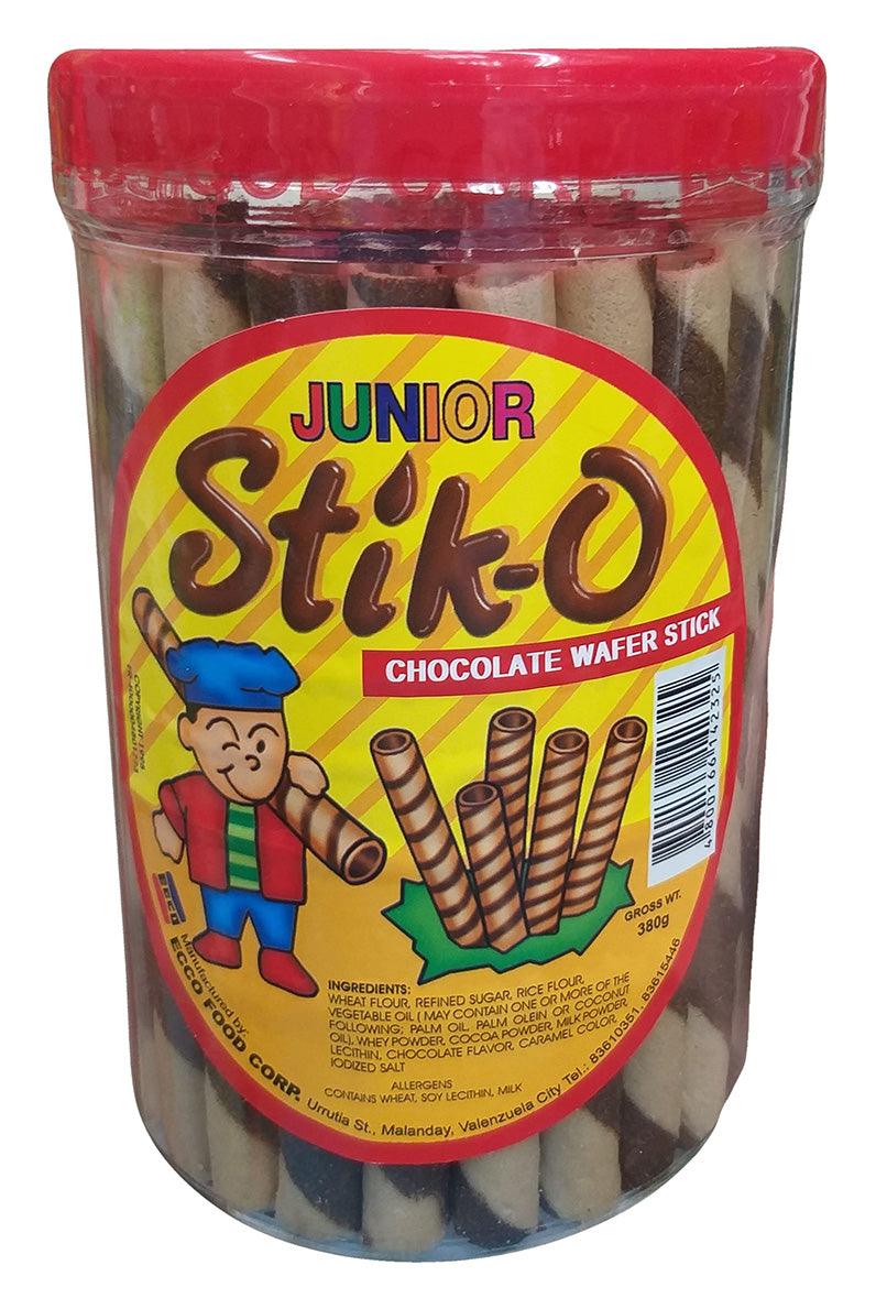 Junior - Stik-O Chocolate Wafer Stick, 13.4 Ounces, (1 Jar) - Mighty Depot