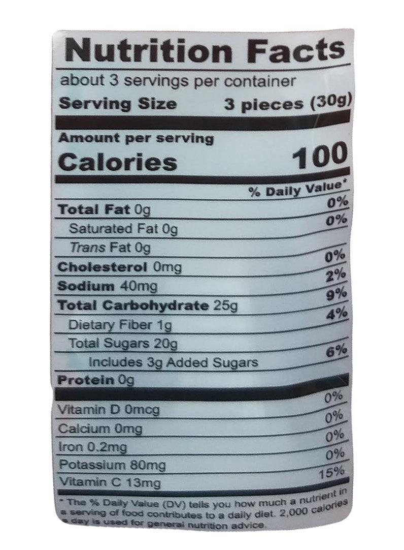 7D - Dried Mangorind, 3.18 Ounces, (1 Bag) - Mighty Depot