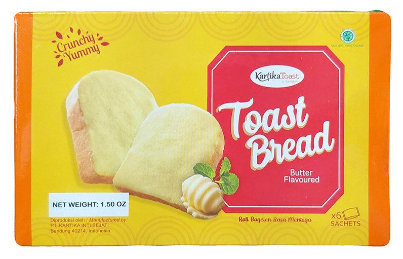 Kartika Toast - Toast Bread (Butter), 1.5 Ounces, (1 Box) - Mighty Depot