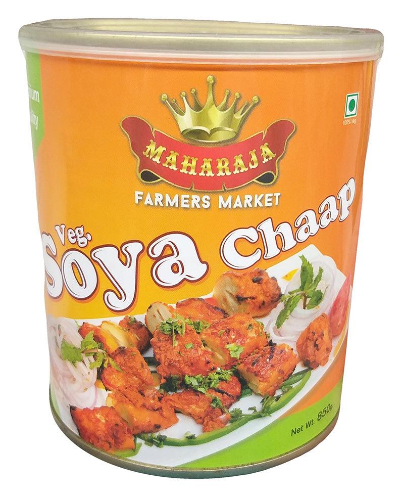 Maharaja - Veg. Soya Chaap, 1.86 Pounds, (1 Can) - Mighty Depot
