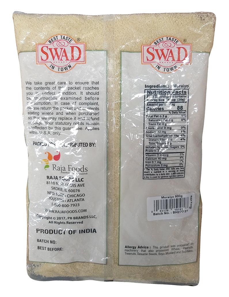 Swad - Moraiyo, 1.75 Pounds, (1 Bag) - Mighty Depot