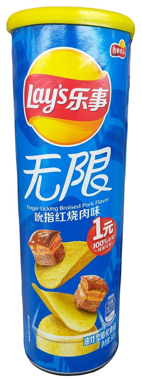 Lay's - Potato Chip (Braised Pork), 3.6 Ounces, (1 Pack) - Mighty Depot