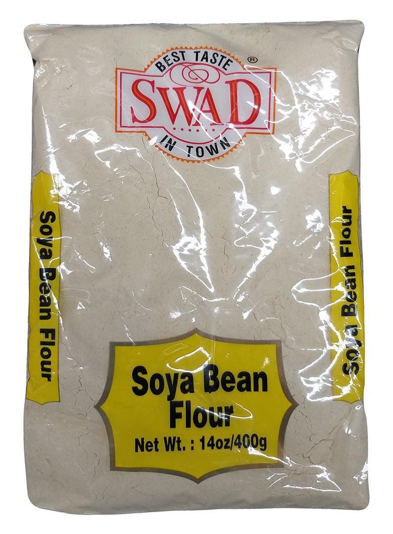 Swad - Soya Bean Flour, 14 Ounces, (1 Bag) - Mighty Depot