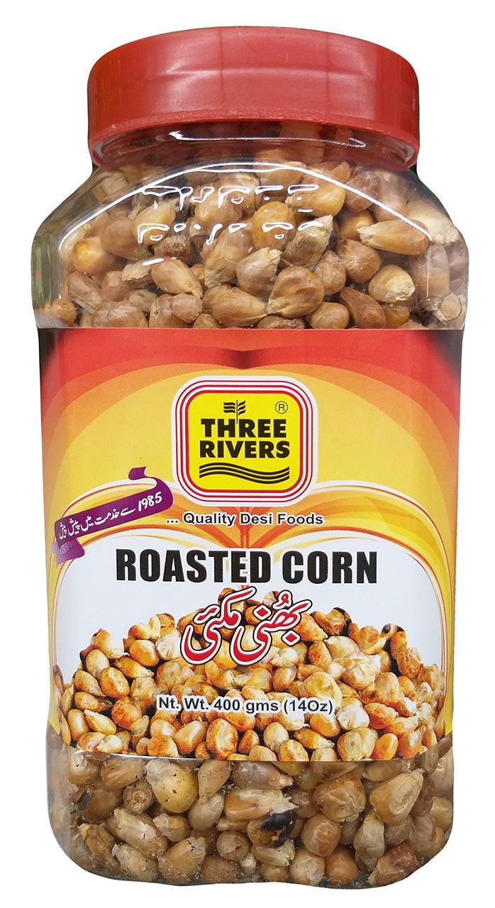 Three Rivers - Roasted Corn, 14 Ounces, (1 Jar) - Mighty Depot