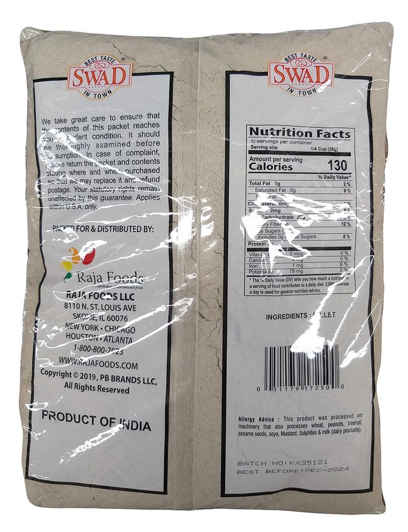 Swad - Bajri Flour, 4 Pounds, (1 Bag) - Mighty Depot