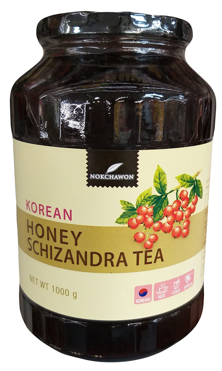 Nokchawon - Korean Honey Schizandra Tea, 2.2 Pounds, (1 Jar)