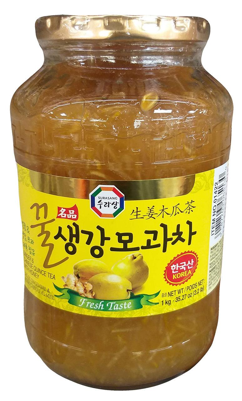 Surasang - Chinese Quince Tea with Honey, 2.2 Pounds, (1 Jar) - Mighty Depot