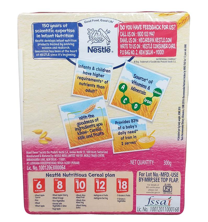 Nestle - Cerelac Baby Cereal with Milk (Multigrain and Fruits), 10.58 Ounces, (1 Box) - Mighty Depot