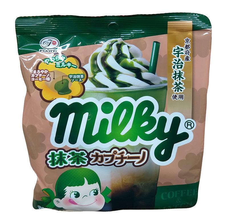 Fujiya - Milky Candy (Matcha Cappuccino), 2.53 Ounces, (1 Bag) - Mighty Depot