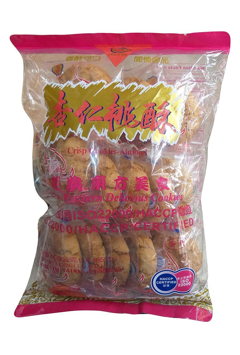 Cheng Fu Tang - Crispy Cookies Almond, 14.8 Ounces, (1 Bag) - Mighty Depot