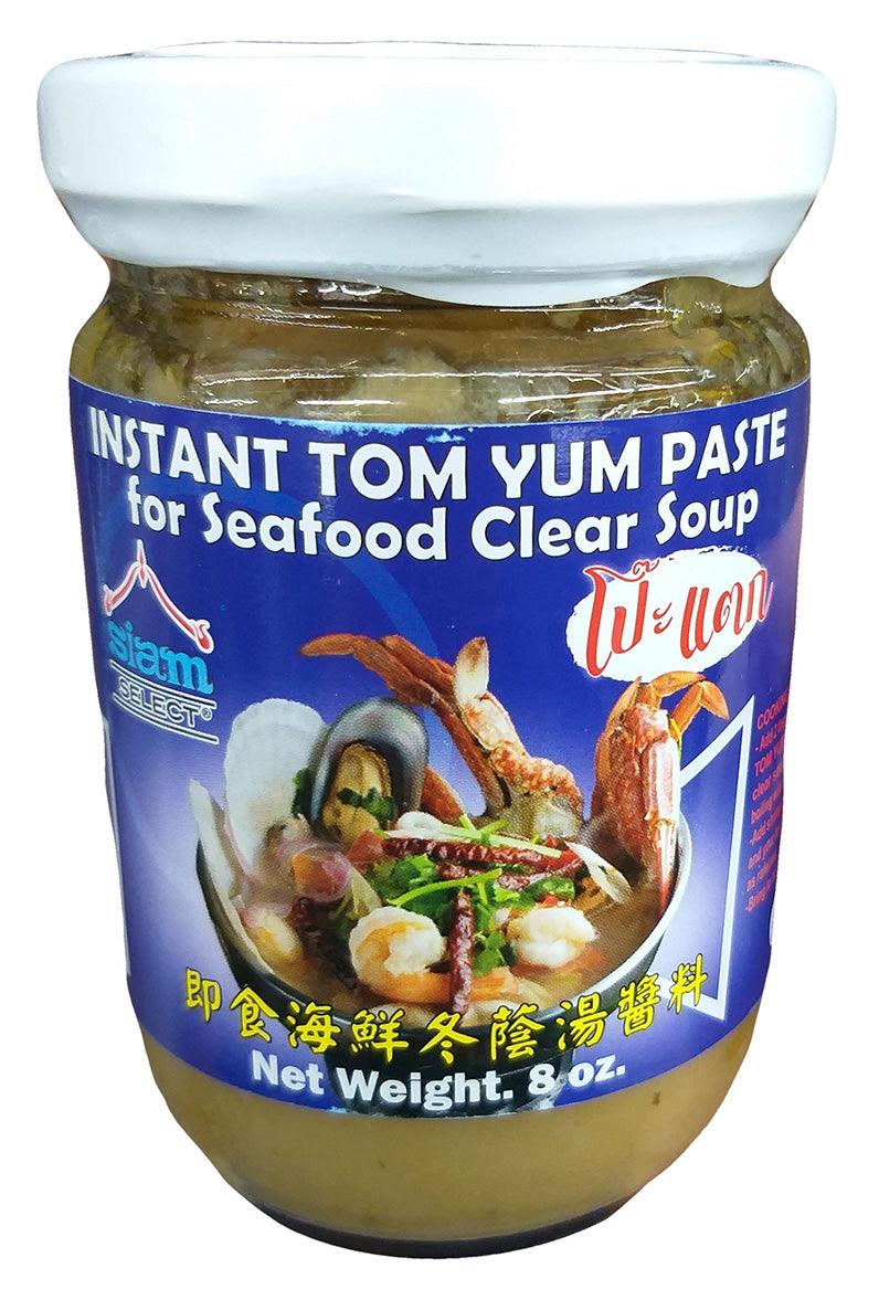 Siam Select - Instant Tom Yum Paste, 8 Ounces, (1 Jar) - Mighty Depot