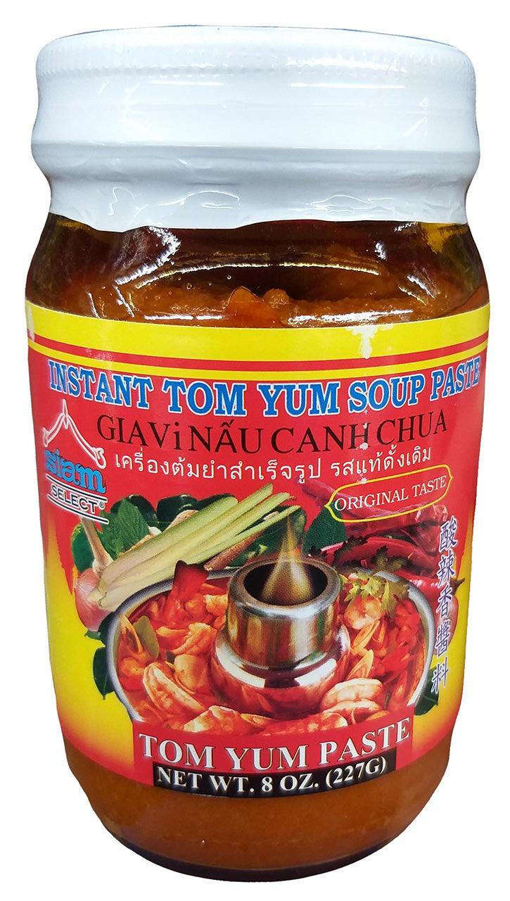 Siam Select - Instant Tom Yum Paste (Original), 8 Ounces, (1 Jar) - Mighty Depot