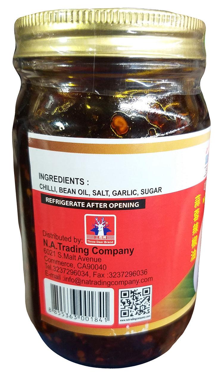 Siam Select - Ground Chili and Garlic in Oil, 8 Ounces, (1 Jar) - Mighty Depot