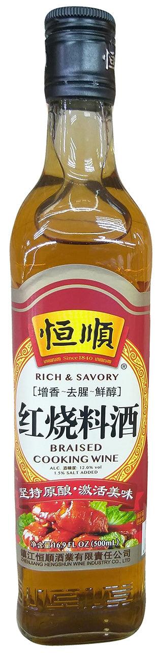 Heng Shun - Braised Cooking Wine, 1.05 Pounds, (1 Bottle) - Mighty Depot