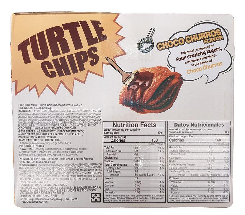 Orion Turtle Chips Choco Churros, Gift Box, 7 bags - Mighty Depot