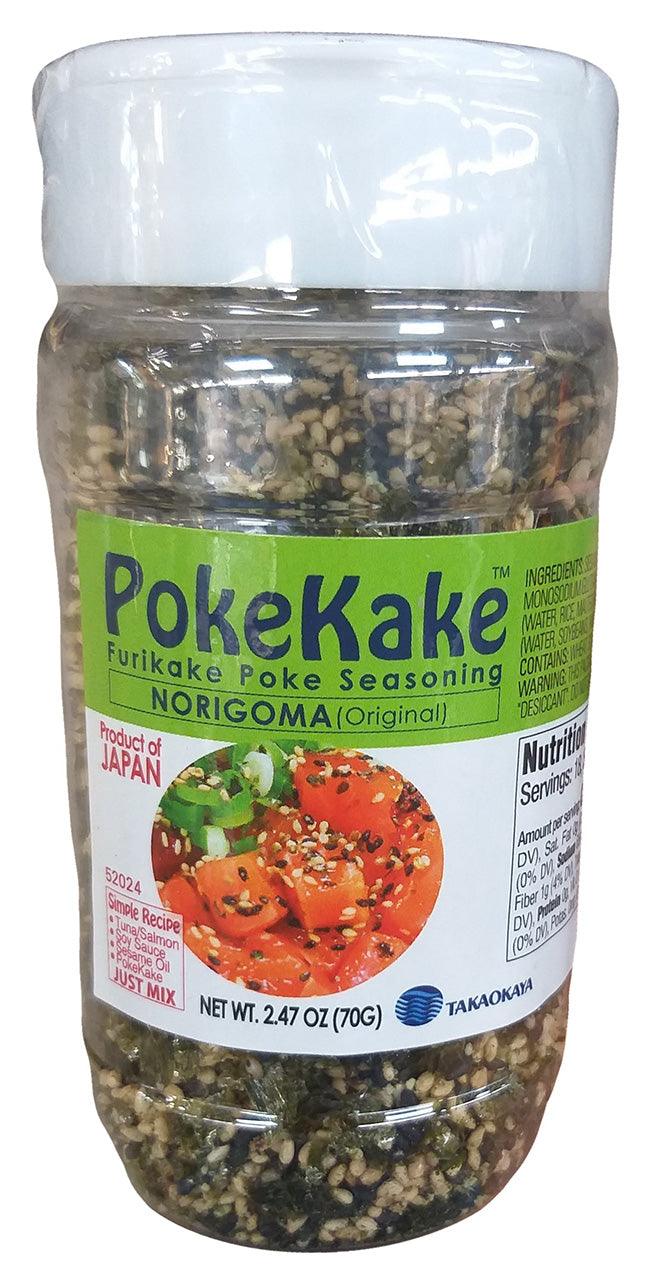 Pokekake - Furikake Poke Seasoning (Original), 2.47 Ounces (1 Jar) - Mighty Depot