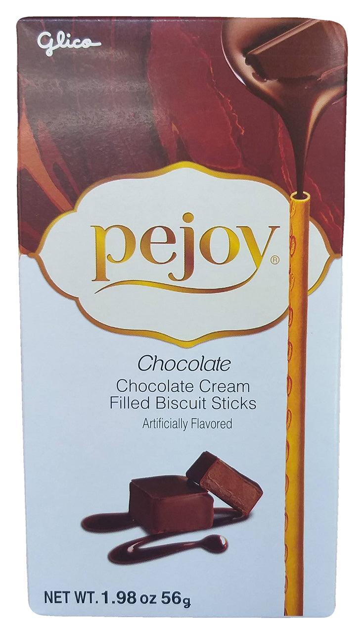 Glico - Chocolate Cream Filled Biscuit Sticks, 1.98 Ounces (1 Box) - Mighty Depot