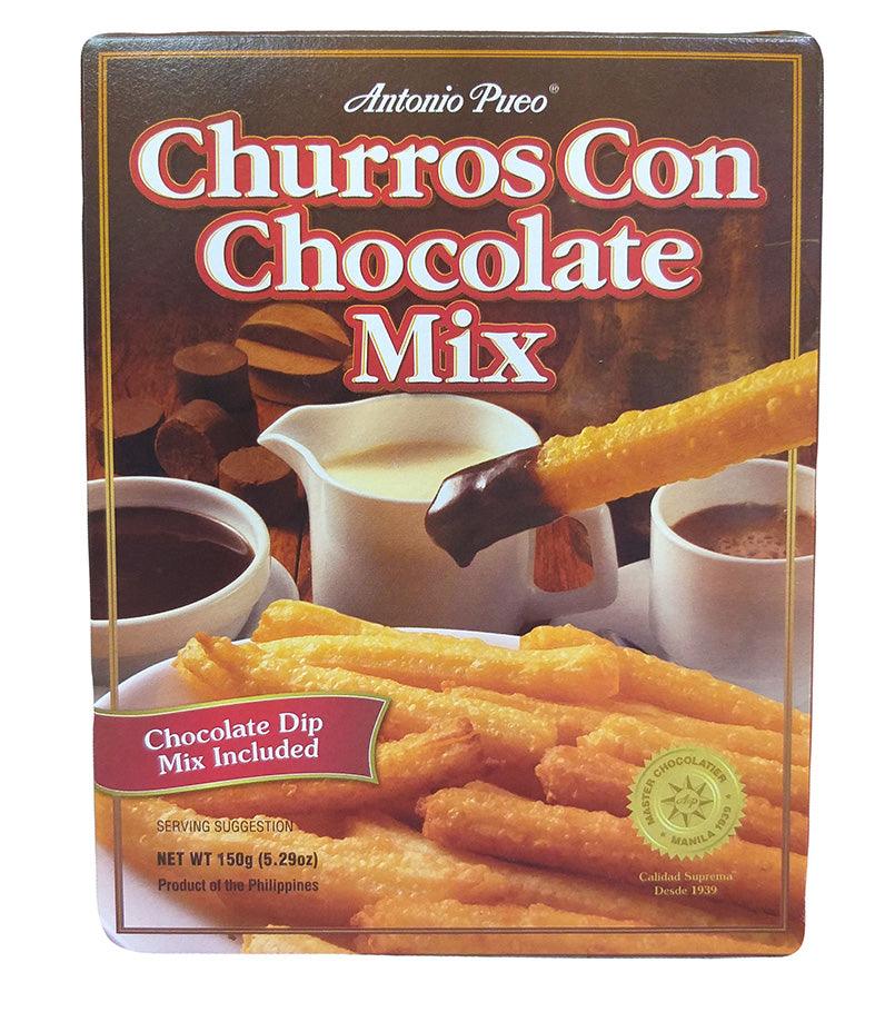 Antonio Pueo - Churros Con Chocolate Mix, 5.29 Ounces (1 Box) - Mighty Depot