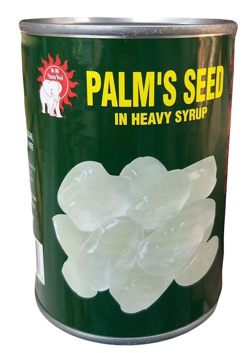 Sun Voi - Palm's Seed in Heavy Syrup, 1.6 Pounds (1 Can) - Mighty Depot