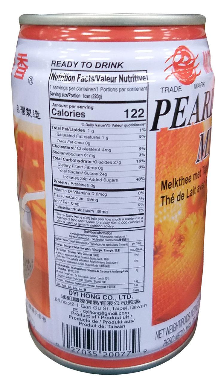 Mong Lee Shang - Pearl Milk Tea, 11 Ounces (6 Cans) - Mighty Depot