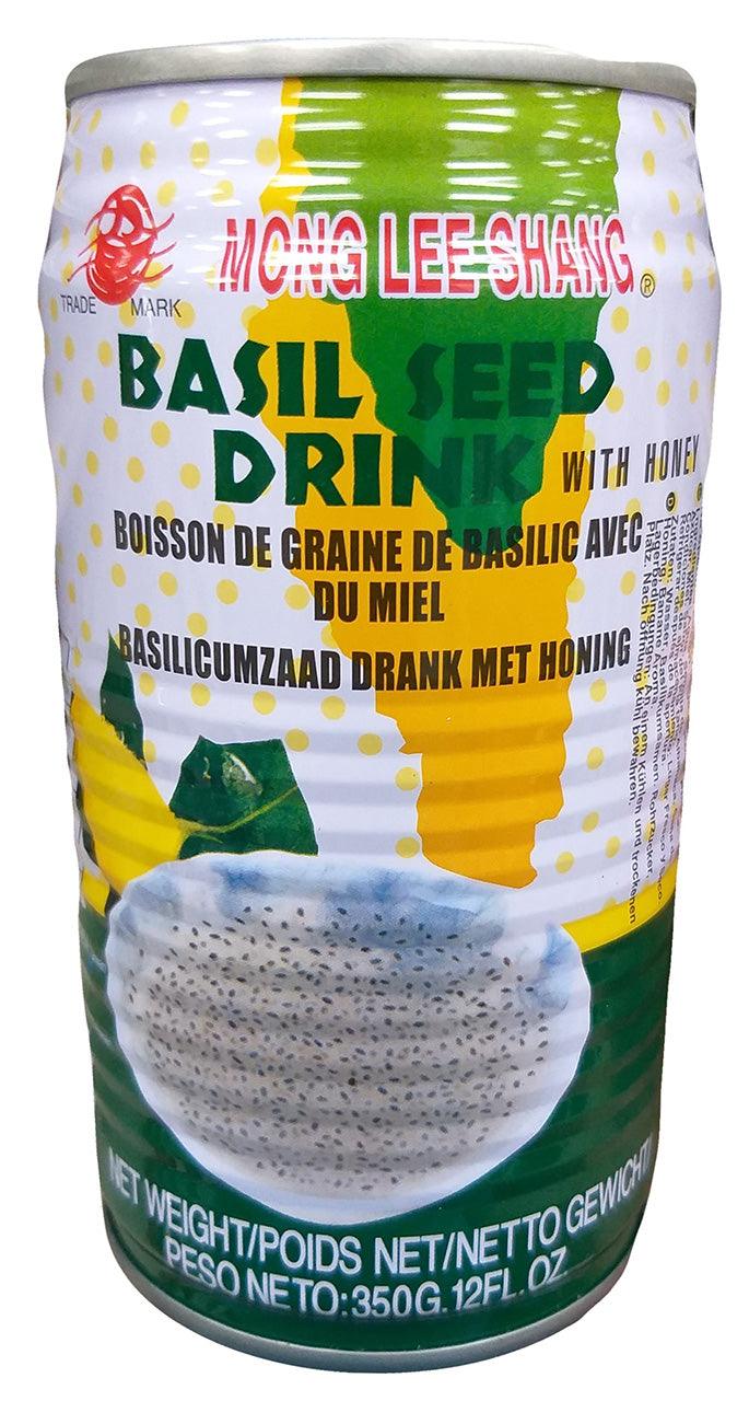 Mong Lee Shang - Basil Seed Drink, 11 Ounces (6 Cans) - Mighty Depot