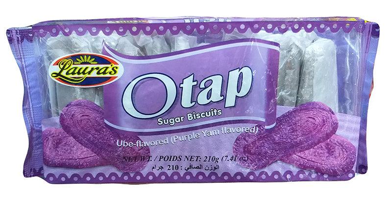 Laura's - Otap Sugar Biscuits (Ube), 7.41 Ounces (1 Pack) - Mighty Depot