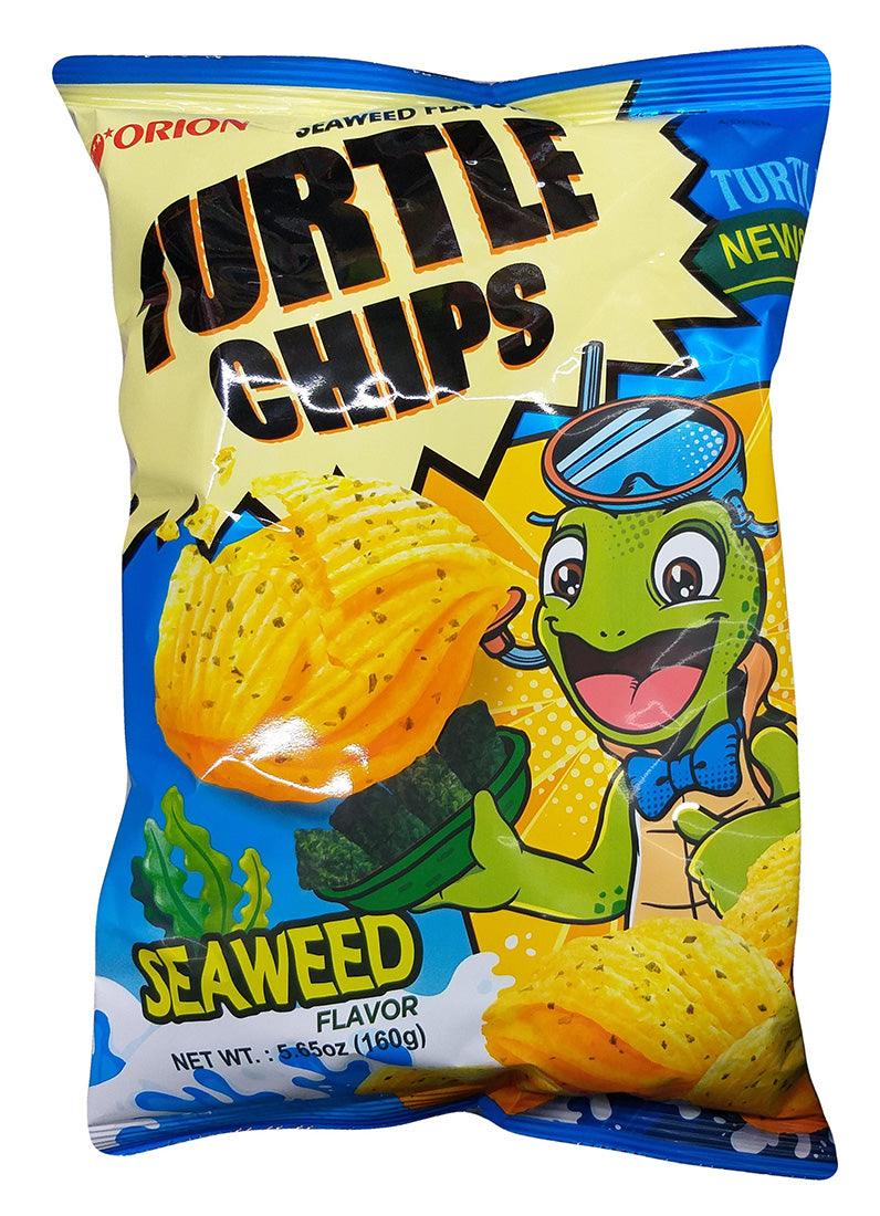 Orion - Turtle Chips - Seaweed Flavor), 5.65 Ounces (1 Bag) - Mighty Depot