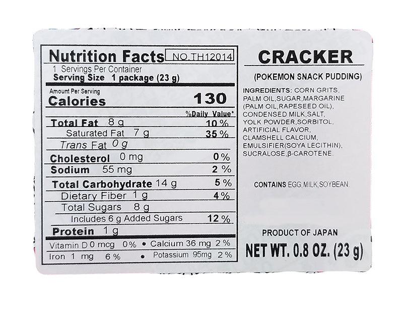 Tohato - Pokemon Crackers Snack Pudding, 0.8 Ounces (1 Box) - Mighty Depot
