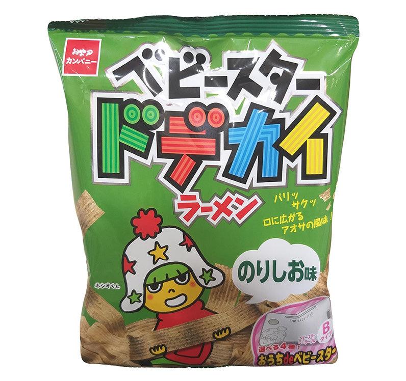 Oyatsu - Baby Star Dodekai (Ramen Nori Flavor), 2.36 Ounces (1 Bag) - Mighty Depot