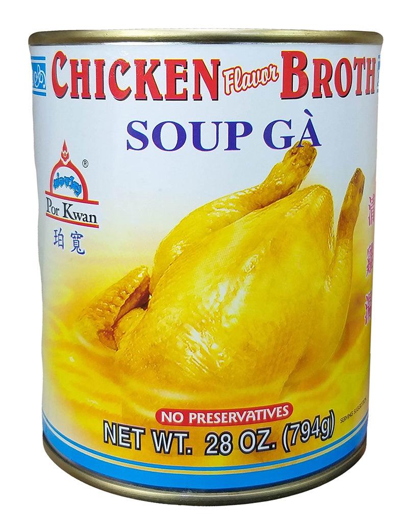 Por Kwan - Chicken Flavor Broth, 1.75 Pounds (1 Can) - Mighty Depot