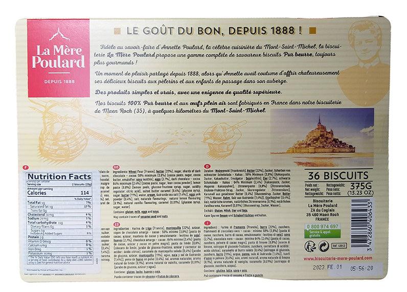 La Mere Poulard - Les Goutars Gourmands Pur Beurre, 13.23 Ounces (1 Box) - Mighty Depot