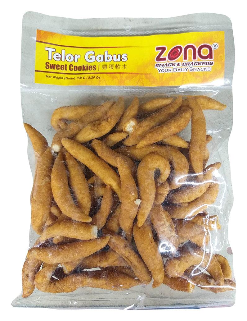 Zona - Telor Gabus Sweet Cookies, 5.29 Ounces (1 Bag) - Mighty Depot