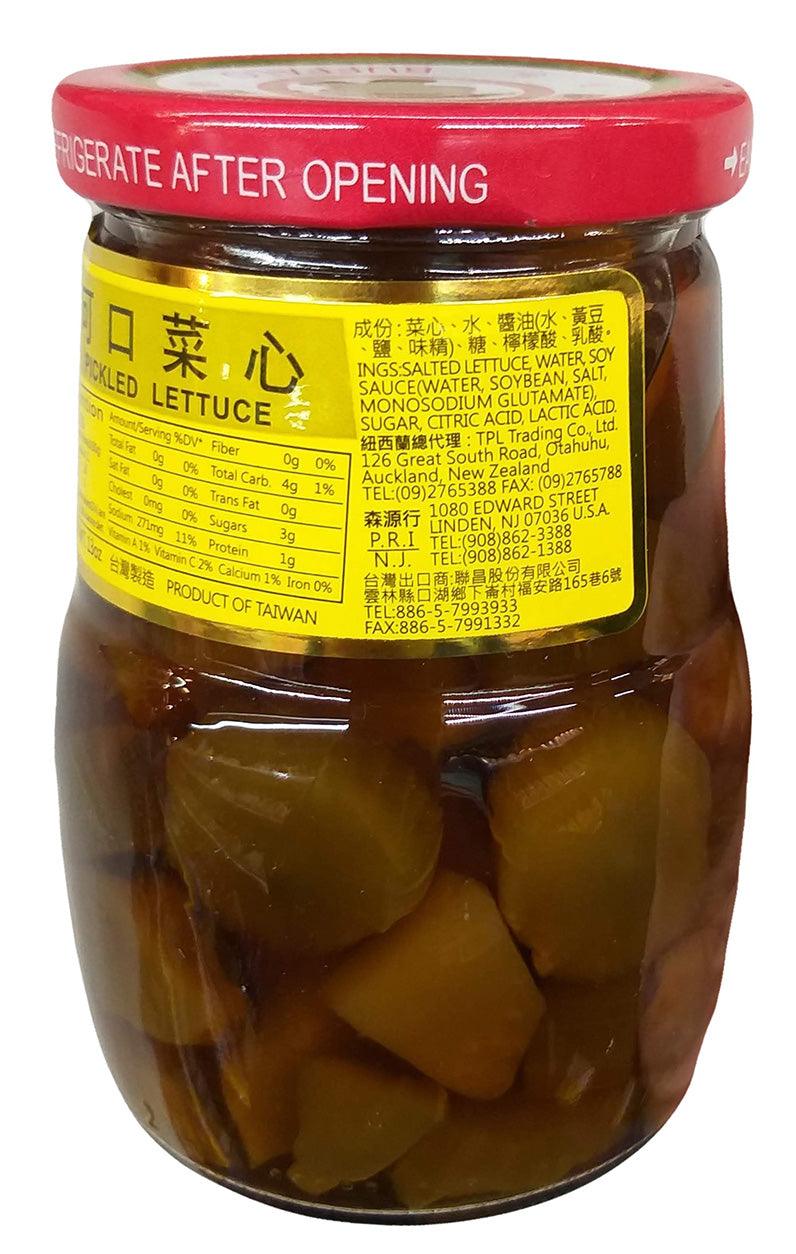 Golden Buffalo - Pickled Lettuce, 13 Ounces (1 Jar) - Mighty Depot