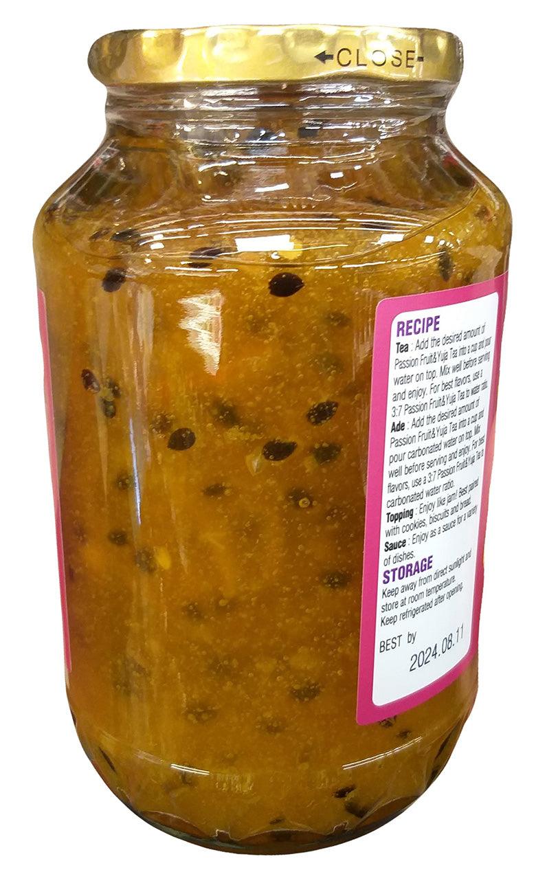 Haio - Passion Fruit and Yuja Tea with Honey, 2.2 Pounds (1 Jar) - Mighty Depot